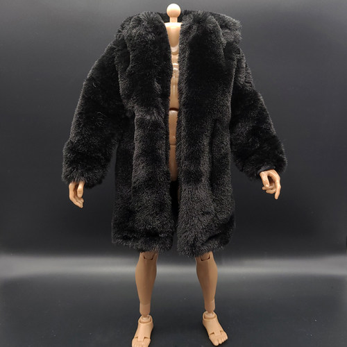1/6兵人衣服配件ht皮草大衣娃衣