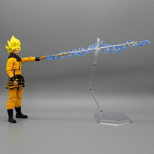 1/12兵人武器场景配件shf男素体龙珠冲击波6寸手办模型闪电特效件