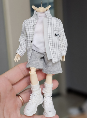 阿巳3.0素体BJD修罗丸12分北冥体OB16娃衣8分小雷体衬衣休闲外套