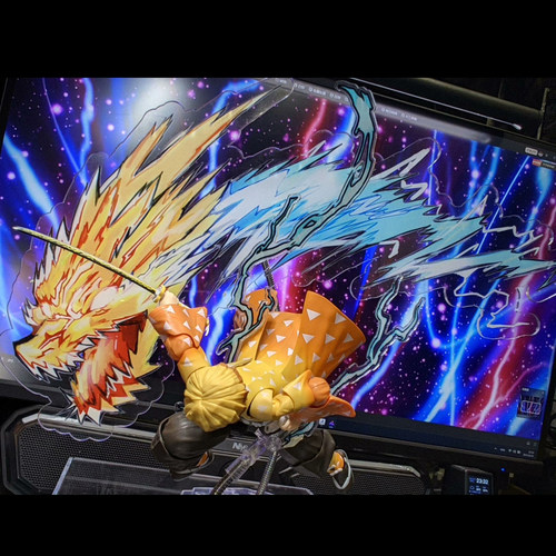 shf我妻善逸霹雳一闪火雷神特效