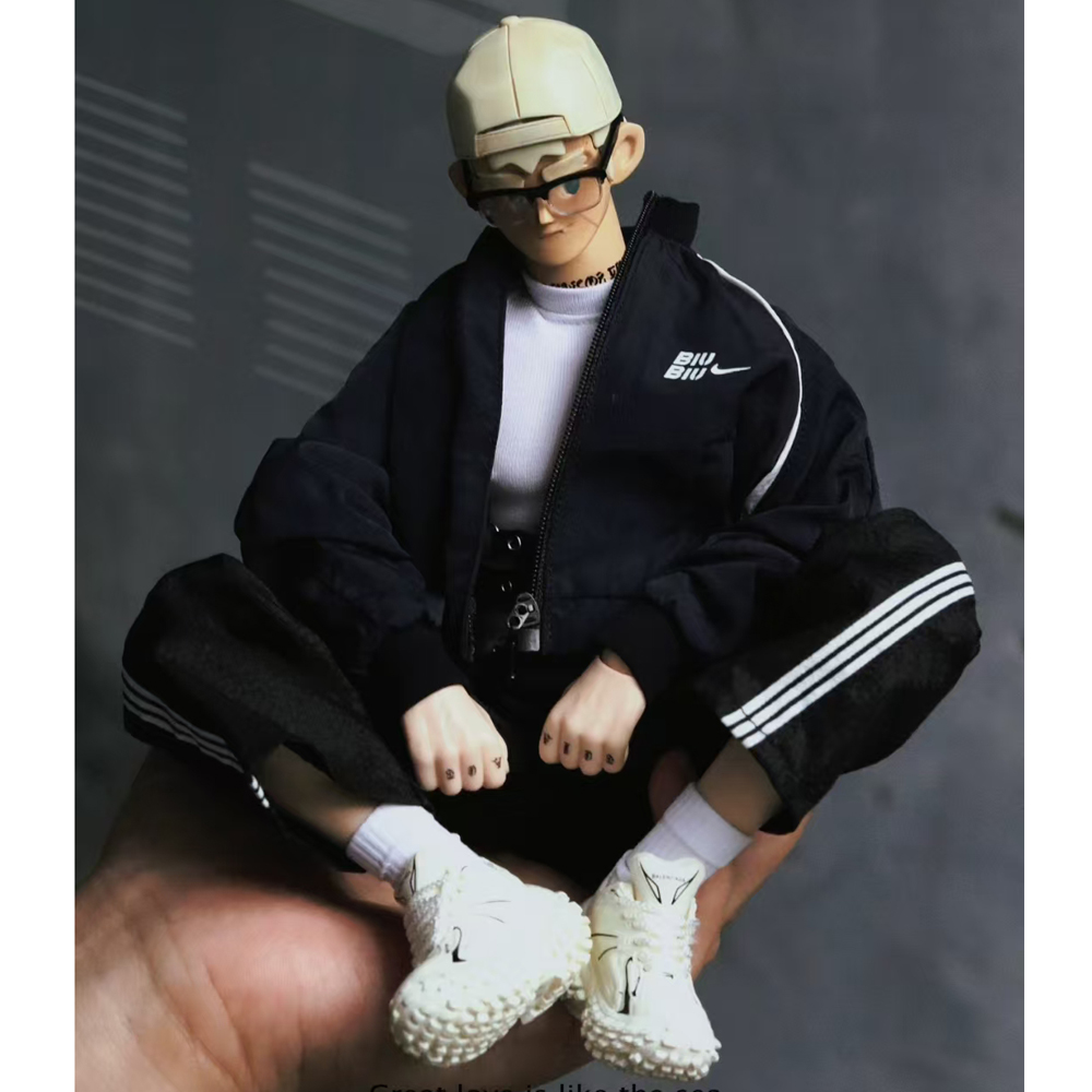 1/6潮流兵人衣服配件运动老爹鞋