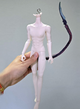 1/6分兵人BJD特六阿巳素体娃用恶魔尾巴次元造物ob30雏菊娃衣配件