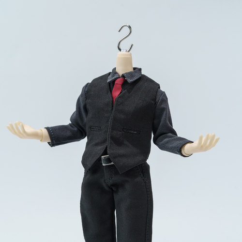 大12分阿巳3.0BJD素体马甲衬衫