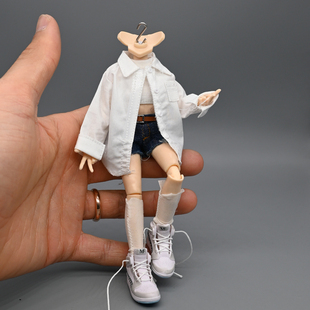 12分阿巳3.0北冥出逃体明月长袖宽松衬衫衬衣娃衣bjd素体外套上衣