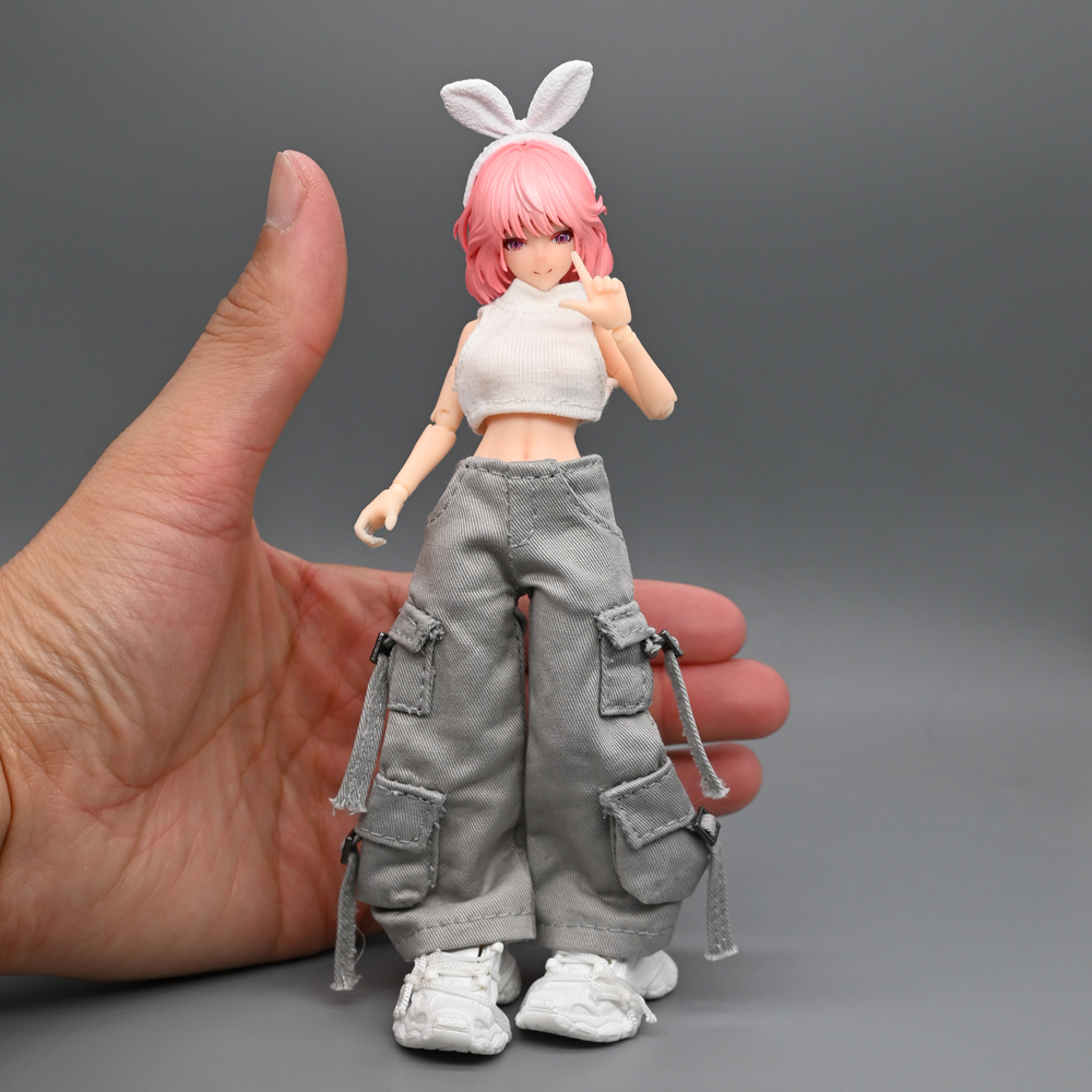 1/12兵人衣服配件潮流裤子工装裤