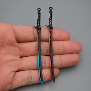 1/12兵人武器配件赛博朋克热能武士刃6寸shf机娘素体人偶太刀模型