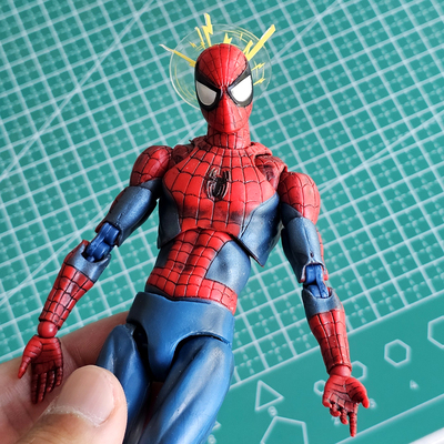 1/12兵人配件蜘蛛侠感应特效件