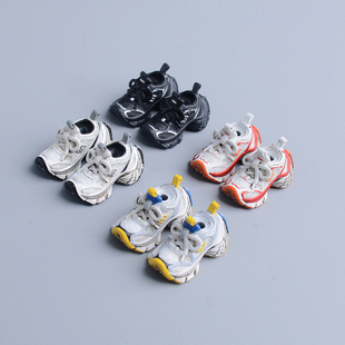 1/12兵人衣服配件潮流人偶老爹鞋6寸romankey男素体鞋子shf运动鞋