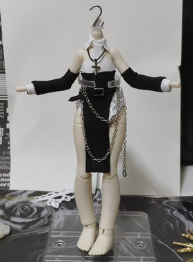 12分娃衣ob11阿巳2妖精体出逃体修女服bjd娃娃素体衣服女仆连衣裙