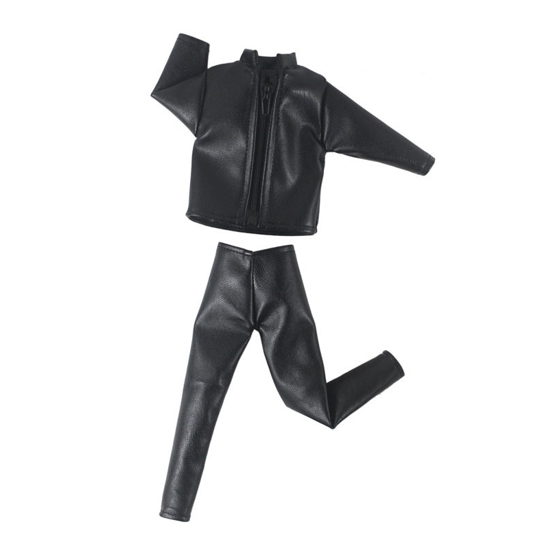 1/6兵人衣服配件ht皮衣皮裤