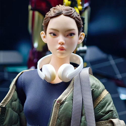 1/6分兵人配件微缩耳机手办道具