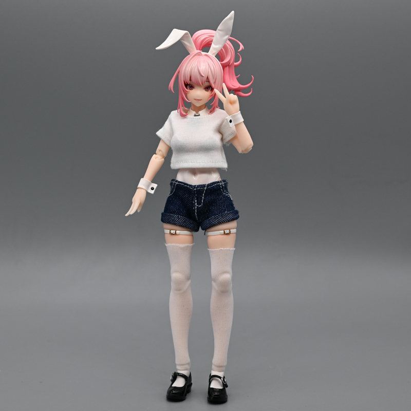 1/12兵人衣服配件女素体热裤T恤