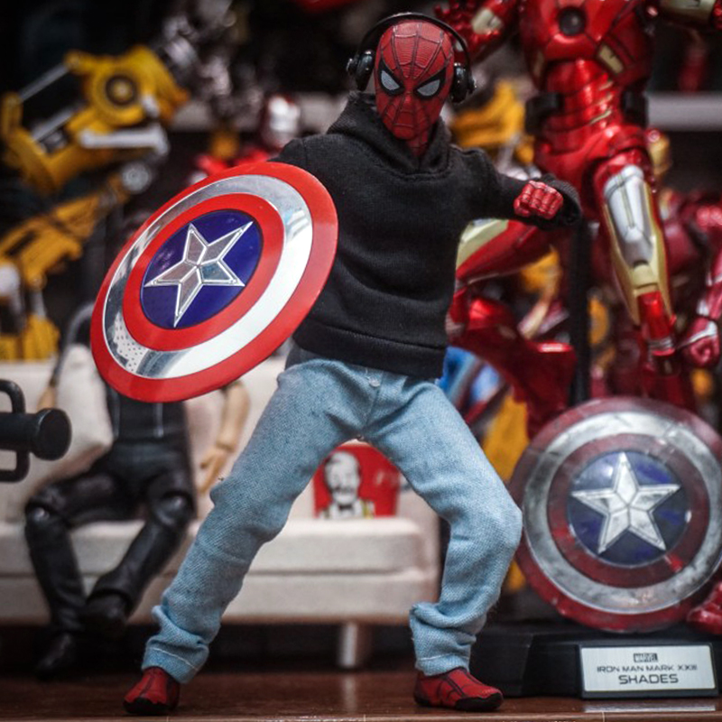 1/12兵人衣服连帽卫衣牛仔裤娃衣