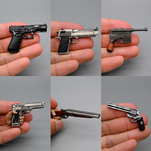 武器手枪模型1/6兵人微缩配件