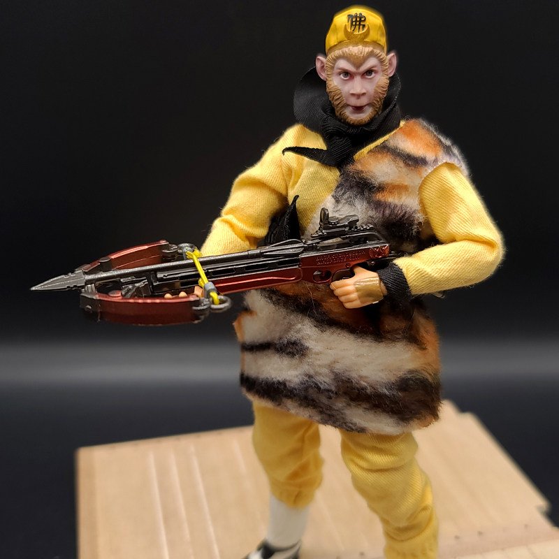 1/12兵人武器配件shf鹰眼弓箭弩枪玩具模型6寸7可动人偶手办道具