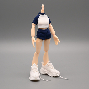 妖精体娃衣D男D女运动服T恤短裤可动人偶鞋子素体D妹12分娃娃衣服