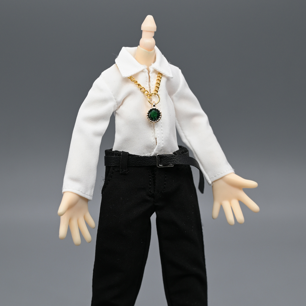 12分ob11娃衣配件妖精体宝石项链