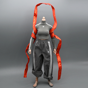 1/6古代兵人衣服配件神仙飘带云纹腰带bjd古装娃娃素体娃衣丝带ob