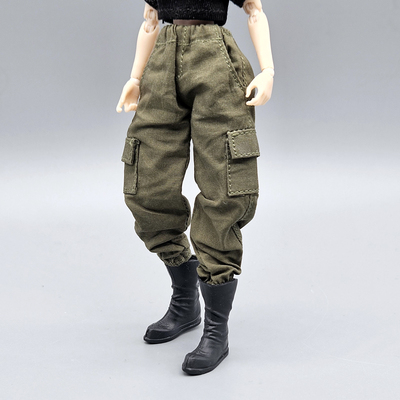 1比12兵人配件作战靴diy战术靴子