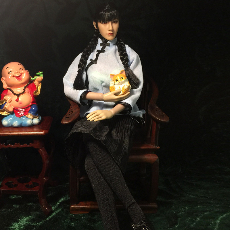 1/6兵人衣服JO民国校服裙子