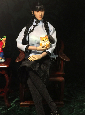 1/6兵人衣服JO民国校服bjd岚PH制服12寸女人偶素体模型TBL配件LD