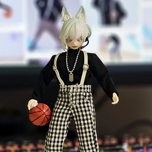 12分8小雷北冥体娃衣配件阿巳西西里狗牌军牌bjd娃娃素体项链饰品