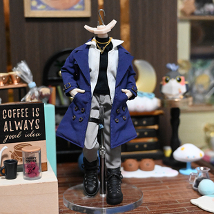 阿巳3.0西西里BJD素体12分北冥OB11娃衣8扎克奶牛小雷体风衣西裤