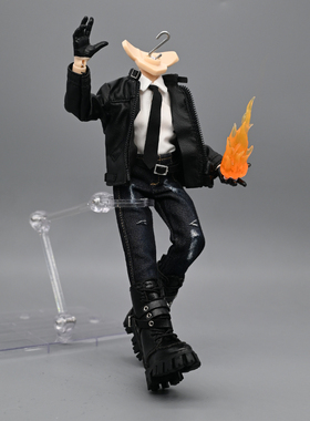 大12分阿巳3北冥体修罗丸娃衣bjd素体破洞牛仔裤腰带长裤酷帅裤子