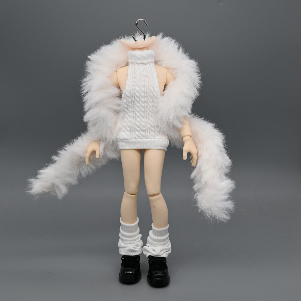 8分北冥体小雷bjd素体露背毛衣