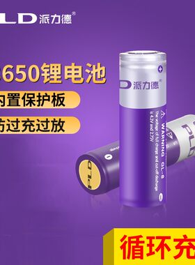派力德大容量强光锂电池