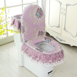 马桶垫坐垫圈三件套卫生间拉链通用马桶圈坐便套坐便盖马桶套加厚