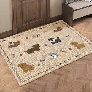 2025新款仿剑麻入户门地垫耐脏玄关脚垫家用大门口垫子真防污加厚