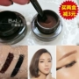 Màu đen nâu air cushion eyeliner pen cream không dễ làm nhòe lớp trang điểm chống mồ hôi nước lâu trôi để gửi cọ cho người mới bắt đầu - Bút kẻ mắt chì kẻ mí mắt