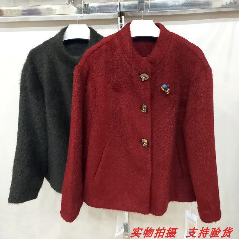 减龄小狐掉皮毛一体韩版外套