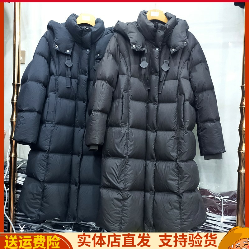 90白鸭绒泡芙中长款羽绒服外套