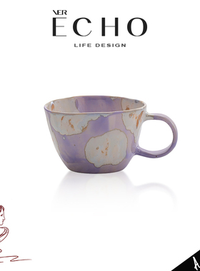 ECHO丨圆杯 JBD高颜值陶瓷马克杯小众创意牛奶杯咖啡杯早餐杯水杯