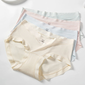 怀孕期专用早期中晚期加长裆冰丝无痕三角裤 薄款 产妇 夏季 孕妇内裤