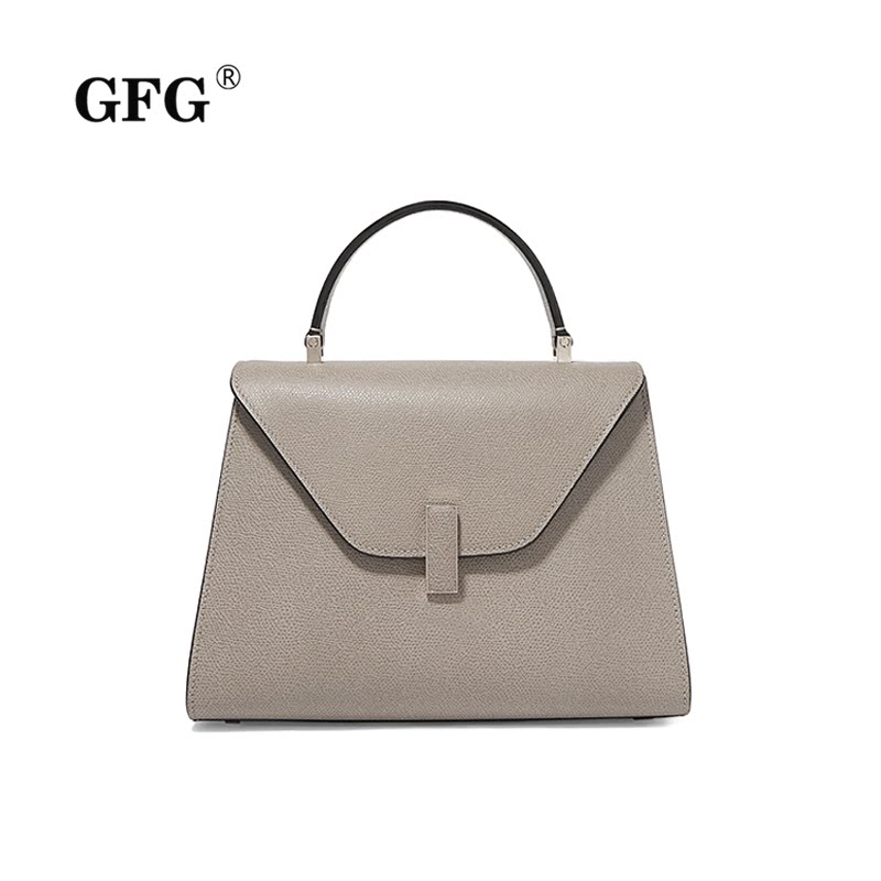 gfg-h601 epson手掌纹头层牛皮瓦莱包iside韩版凯莉手提小方包