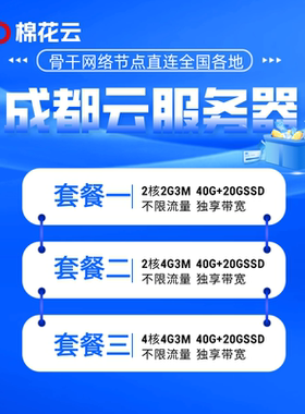 四川成都移动云服务器租用VPS独立IP电商学习培训游戏可用云主机