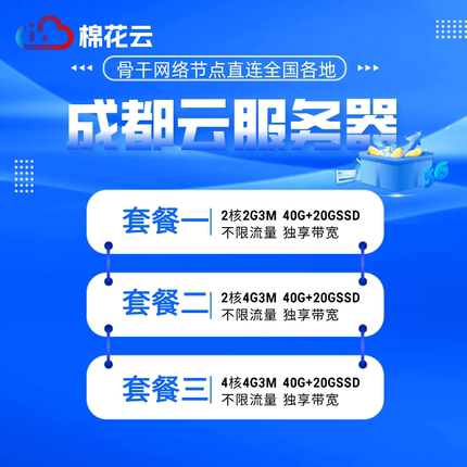四川成都移动云服务器租用VPS独立IP电商学习培训游戏可用云主机