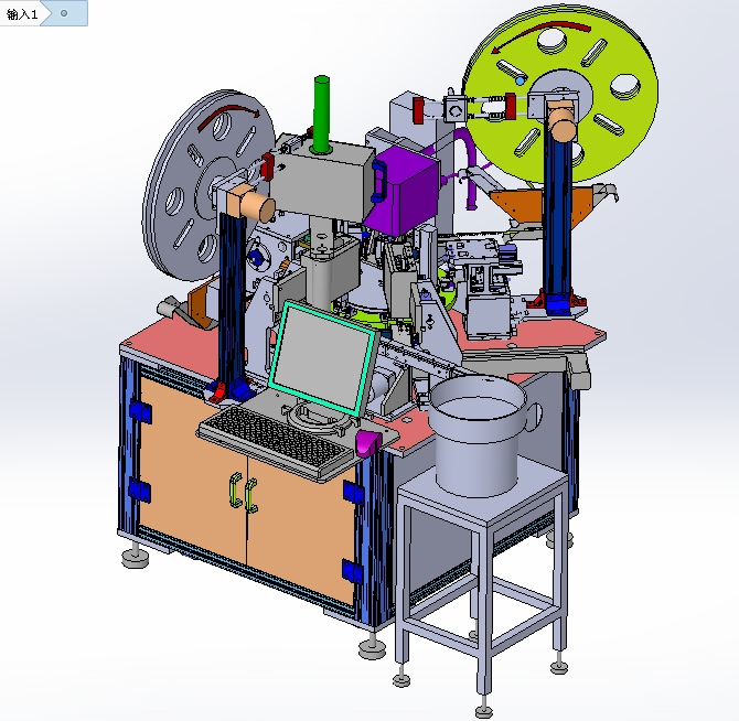 全自动凸轮插针点焊机图纸 插针机设备图纸三维模型 3d图纸机械图
