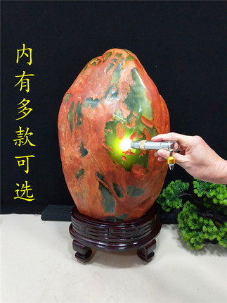 包邮精品石头岫岩玉岫玉原石奇石玉石家居装饰客厅玄关办公室摆件