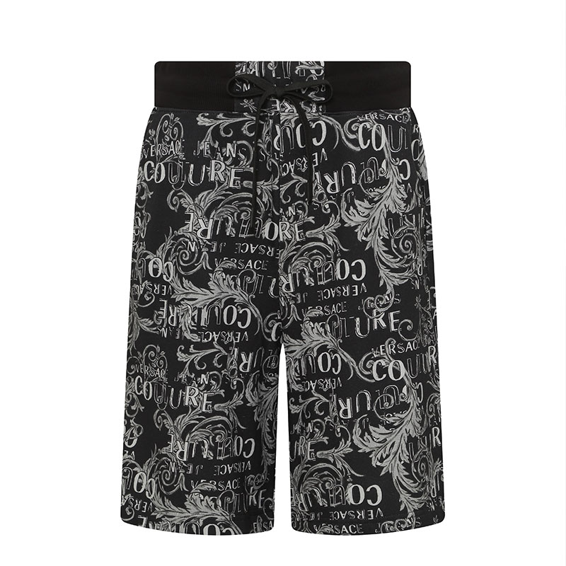 VERSACE JEANS/范思哲23年夏季新品时尚印花中裤五分裤短裤休闲裤