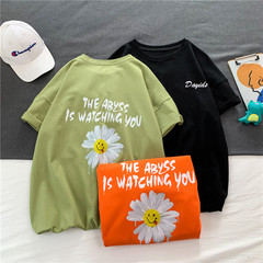 Hong Kong Style Unisex flat short sleeve T-shirt for men and women