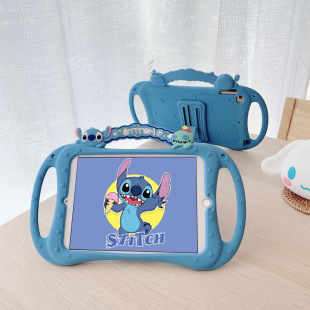 适用MD513CH苹果平板ipad4外套MD510zp电脑外壳ipod2硅胶卡通支架a1458保护套iPad3防摔软壳子MD525 A皮套