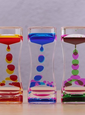 创意双色动感油漏计时器