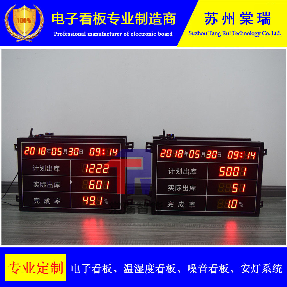 计划实际差异达成率计数器班次班组生产型号电子看板光电开关包邮