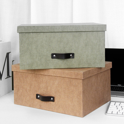 Handler北欧风麻布纹多层桌面抽屉式收纳盒格零食储物置物收纳箱