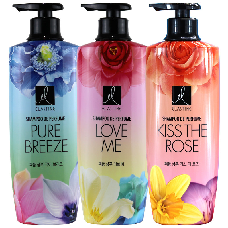 包邮韩国正品lg elastine es洗发水护发素控油滋润柔顺香水洗发膏