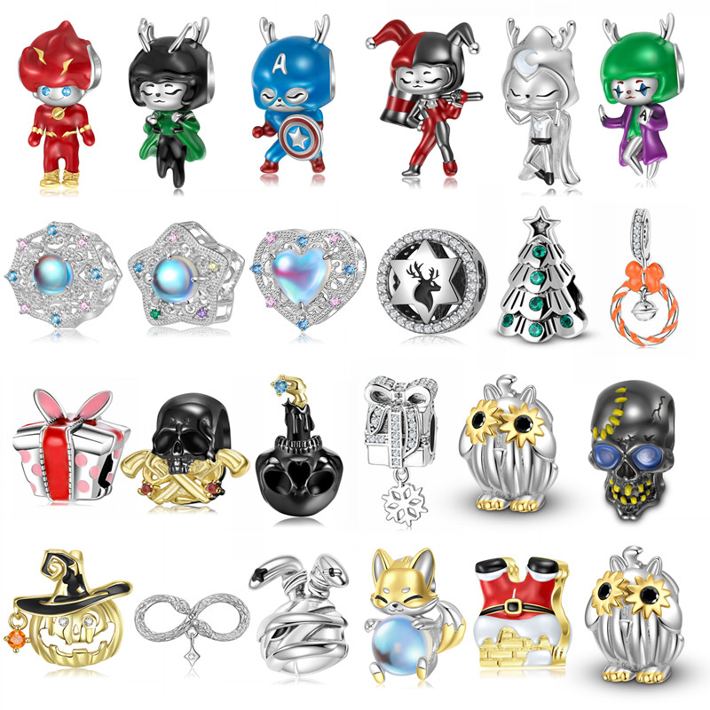 时尚礼物圣诞树s925纯银diy